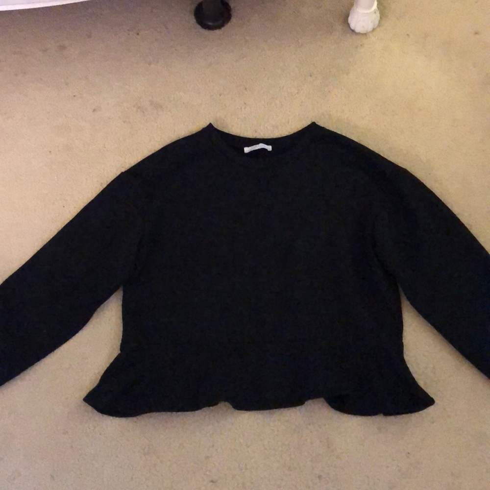 Peplum sweatshirt